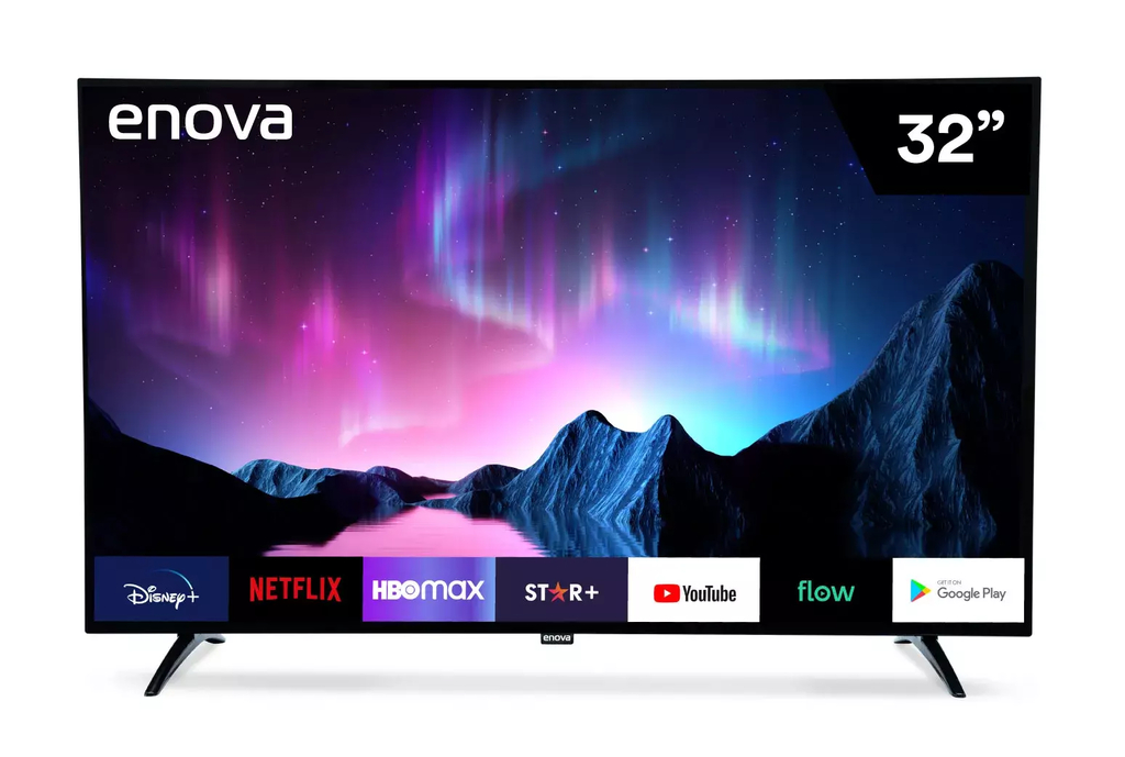 SmartTV eNOVA 32" LED HD Netflix Narrow Border