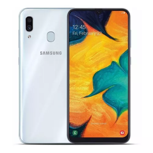 CELULAR SAMSUNG A30 32GB BLANCO REAC. UNL C | Ronga HOGAR