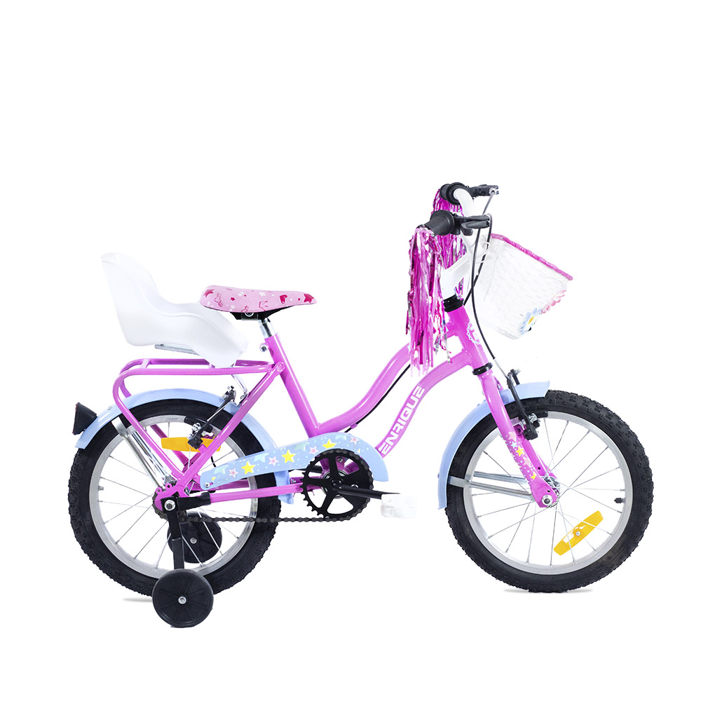 BICI. ENRIQUE DEPASEO NIÑA R14 STARS DAMA C/PORTAPAQUETE-665 | Ronga HOGAR
