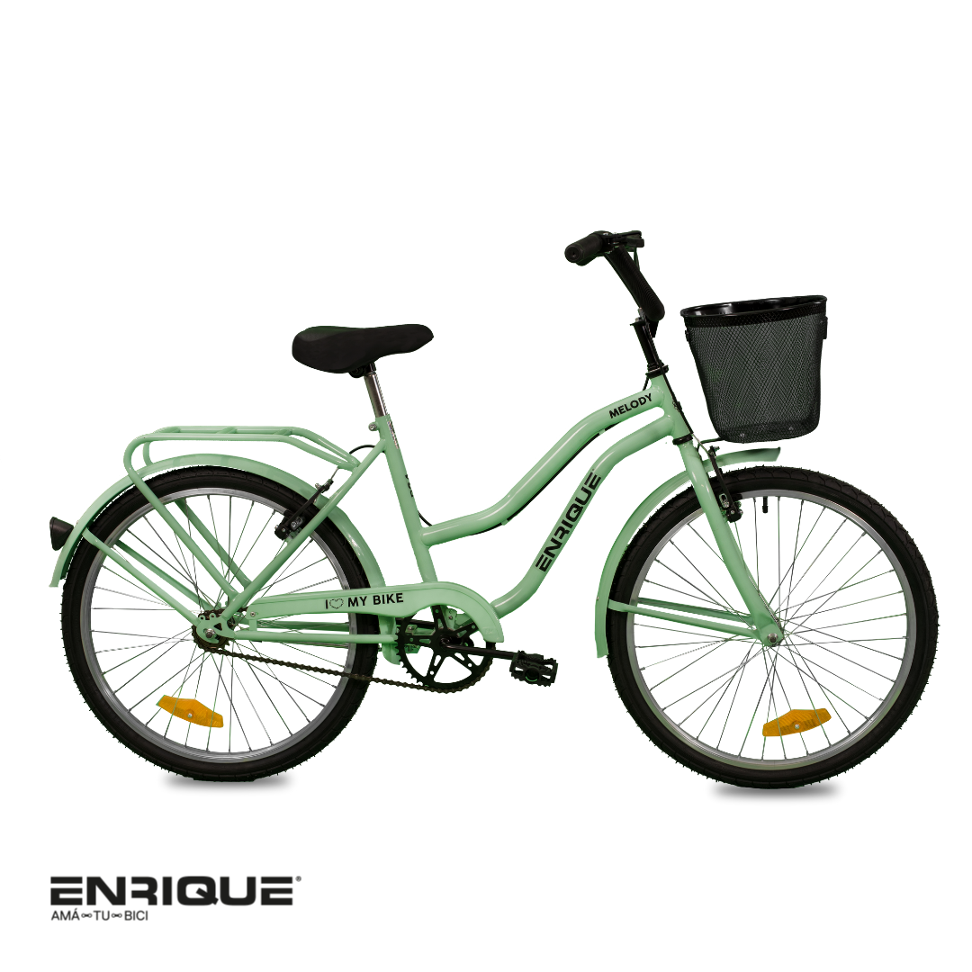 BICICLETA ENRIQUE URBANAS R24 DAMA MELODY C/PORTAPAQUETE-702 | Ronga HOGAR