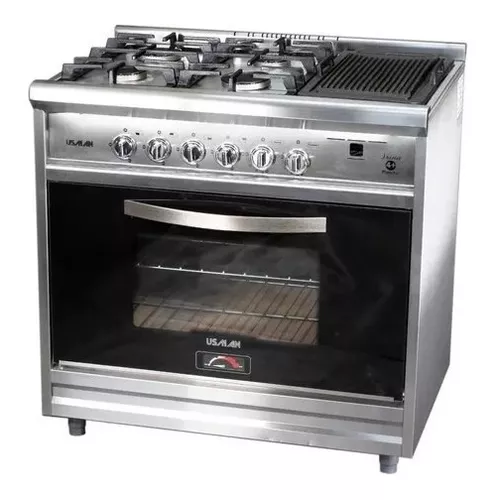 COCINA 4H + PLANCH Y P/VISOR C/VIDRIO TEMPLA INTER ENLOZ